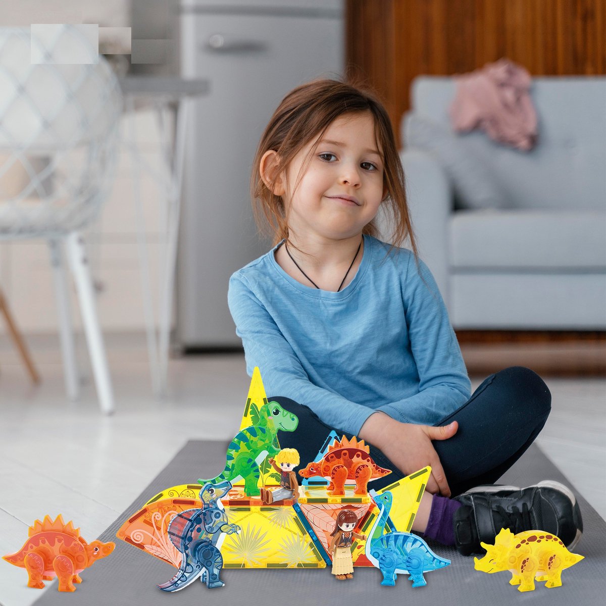 Magnaminds Dino - 49 stuks