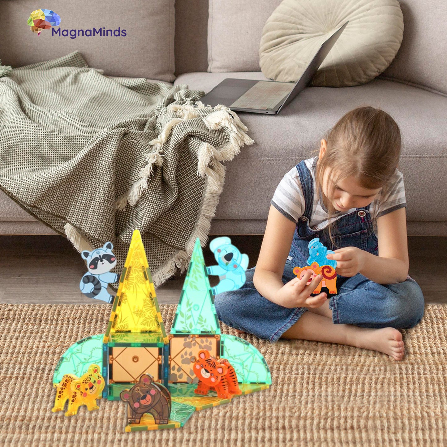 Magnaminds Jungle - 56 stuks