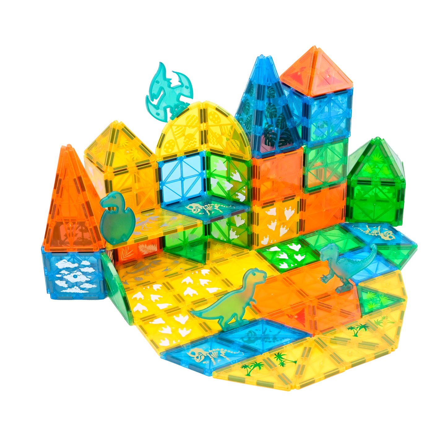 Magnaminds Dino - 104 stuks