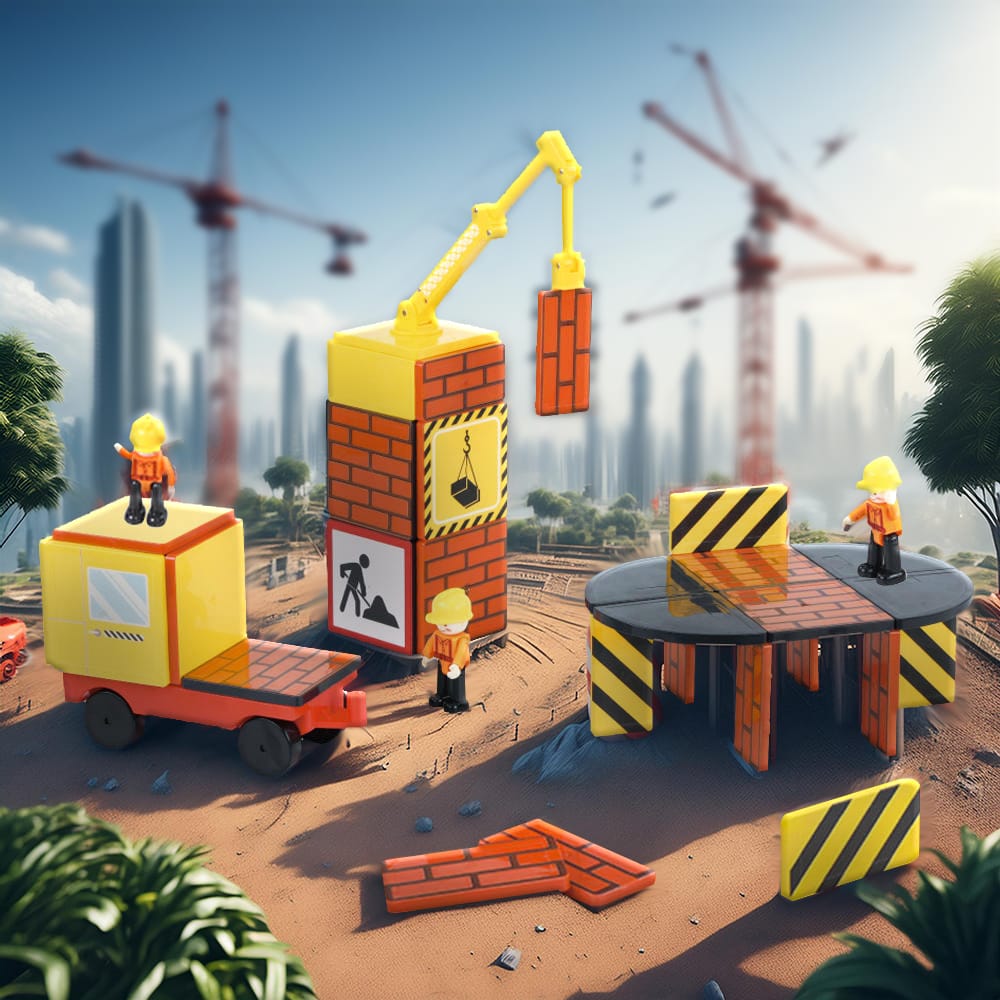 Magnaminds Bouw/constructie - 36 stuks