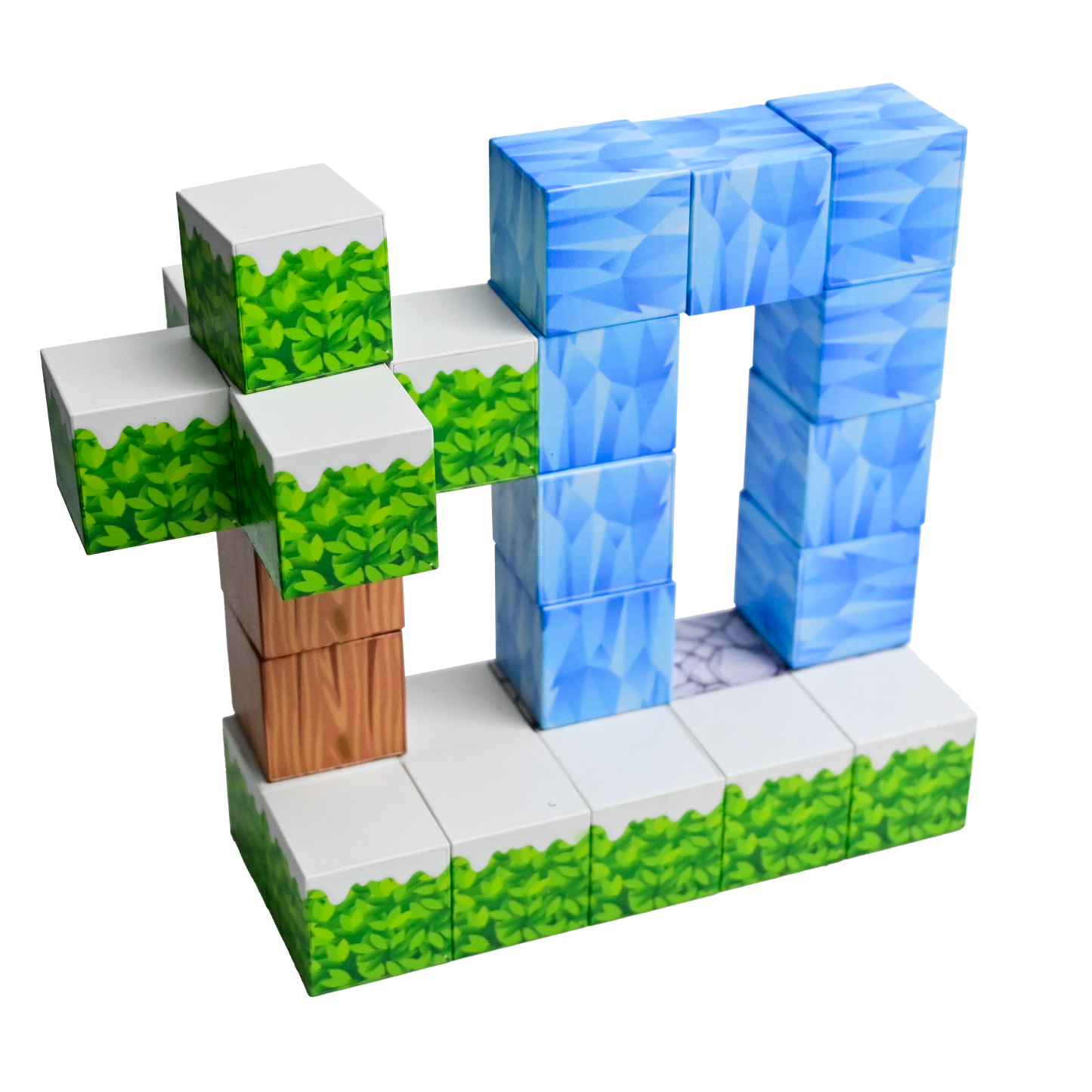 Magnaminds Cubes Winter- 93 stuks