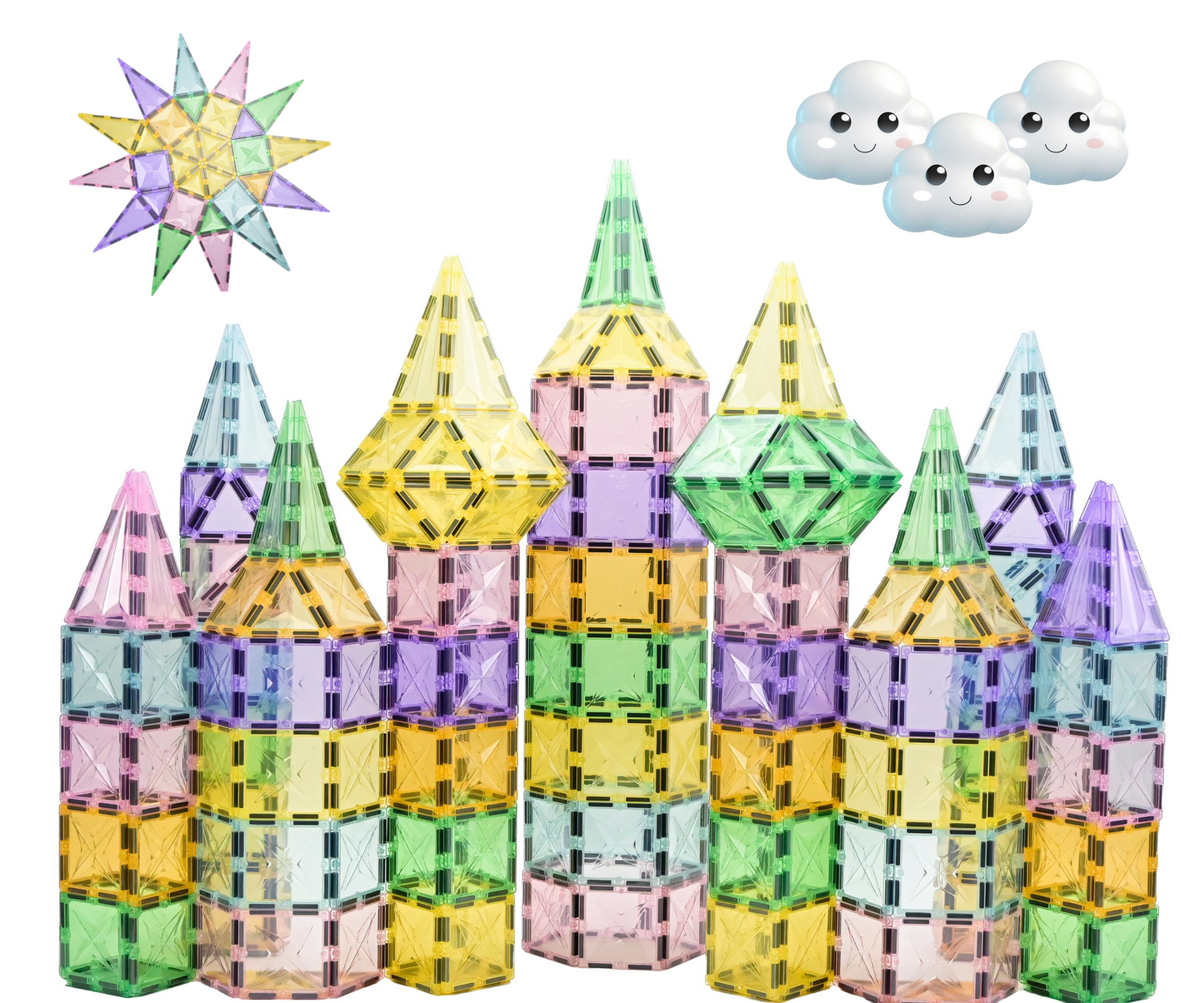 Magnaminds pastel - 103 stuks