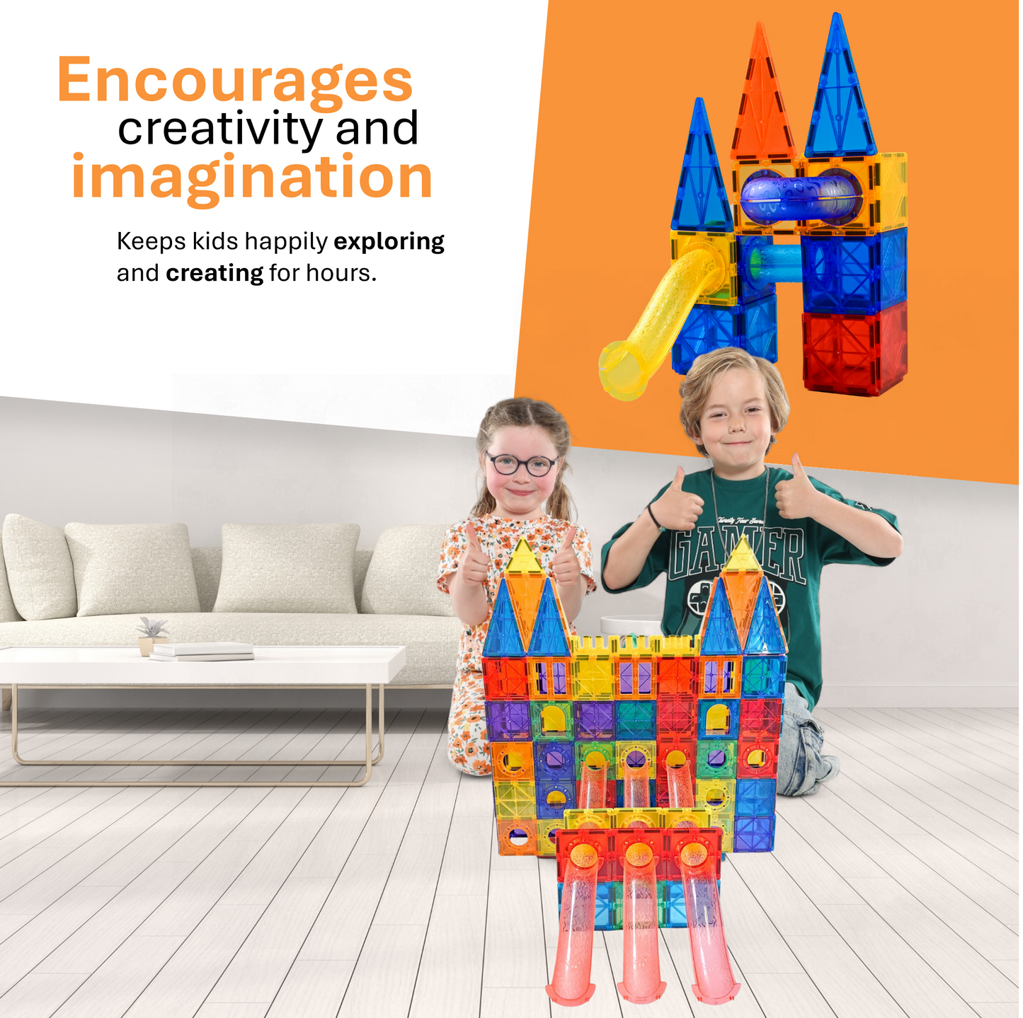 Magnaminds Knikkerbaan - 125 stuks