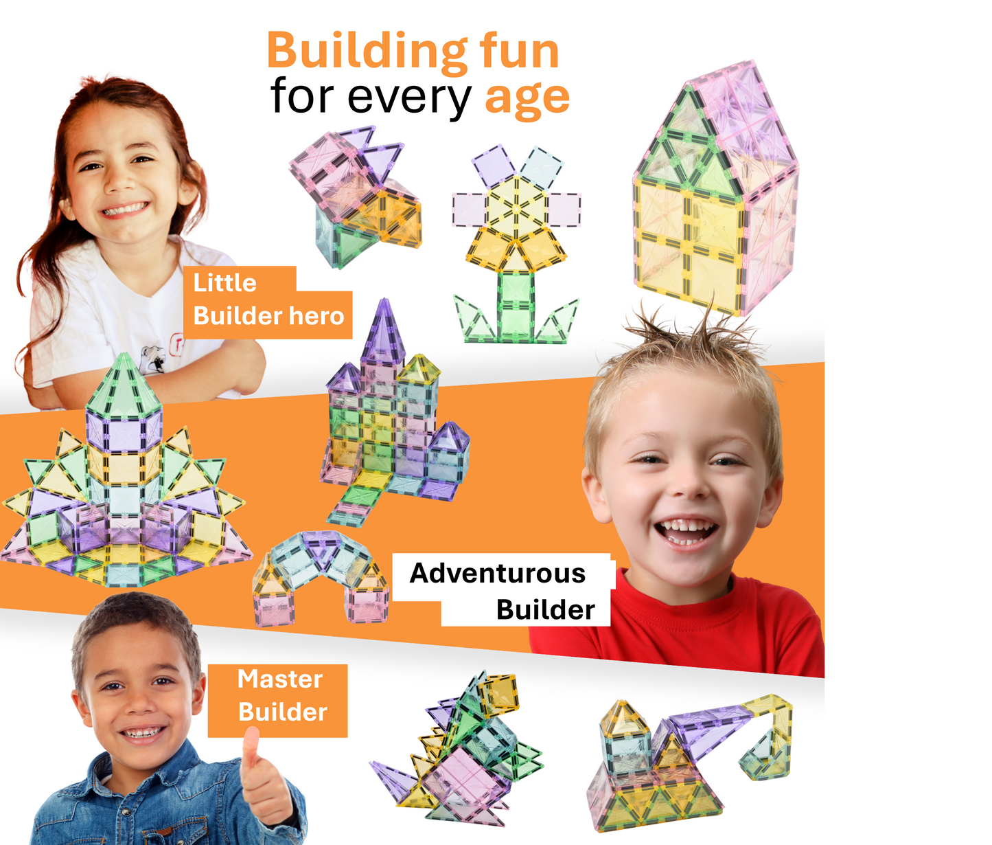 MagnaMinds Pastel - 119 stuks