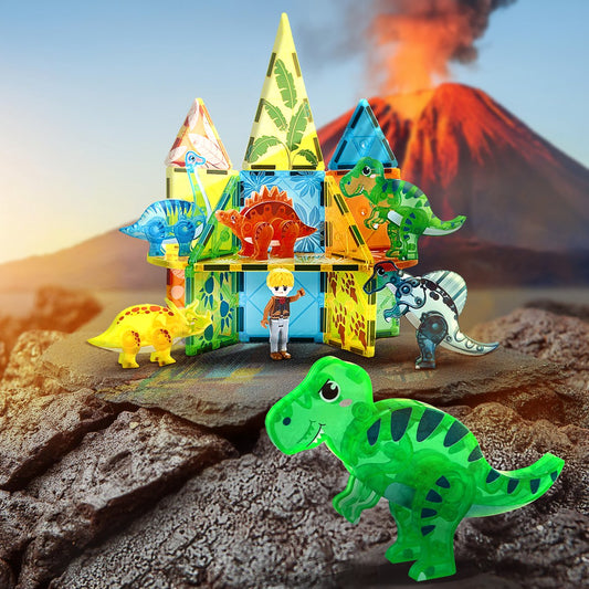 Magnaminds Dino - 49 stuks