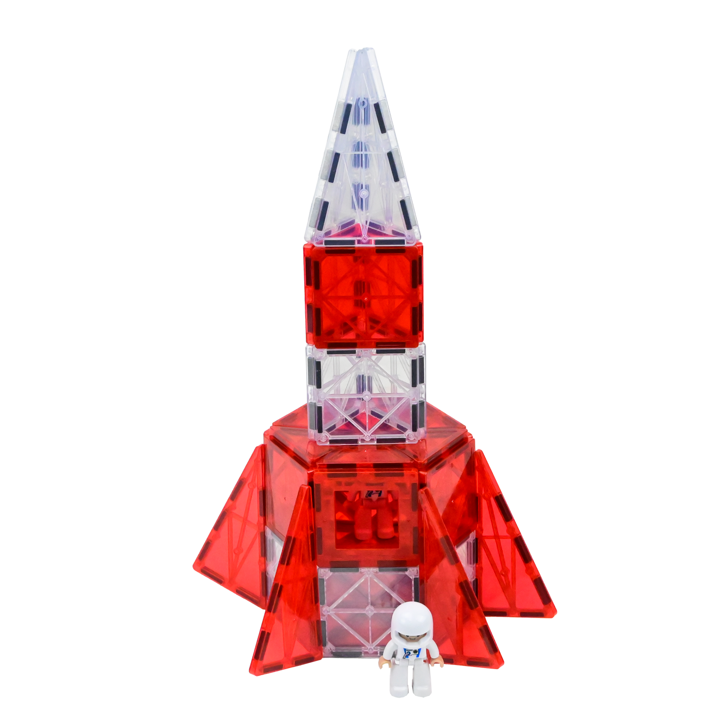 Magnaminds Raket - 93 stuks