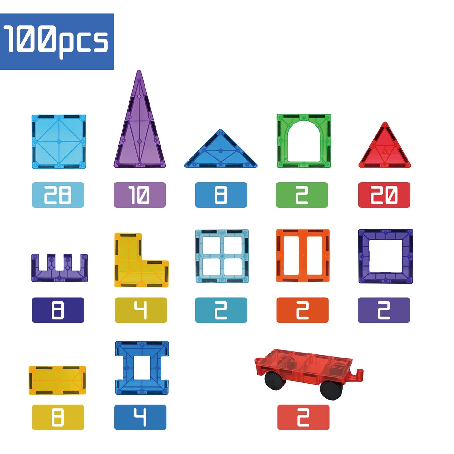 Magnaminds classic - 100 stuks