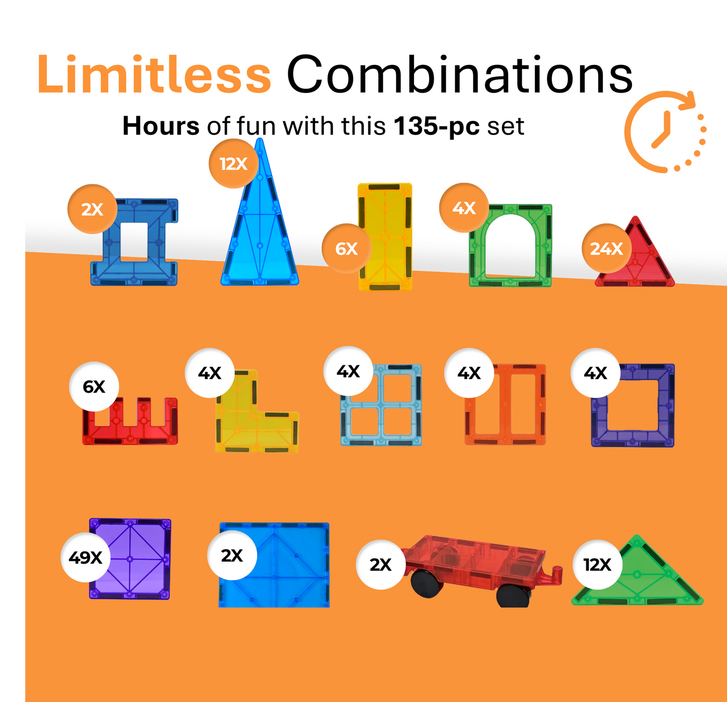 Magnaminds Classic - 135 stuks