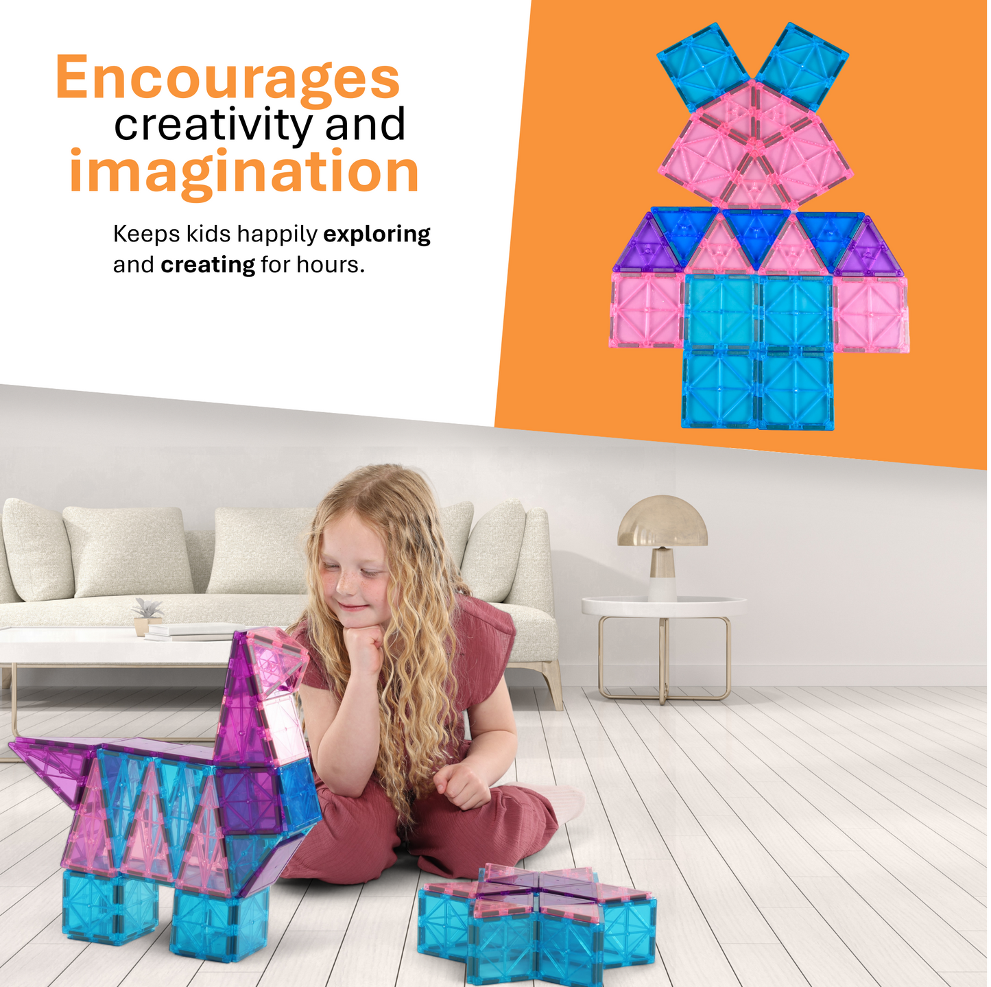 Magnaminds Ice Prince/Princess - 60 stuks