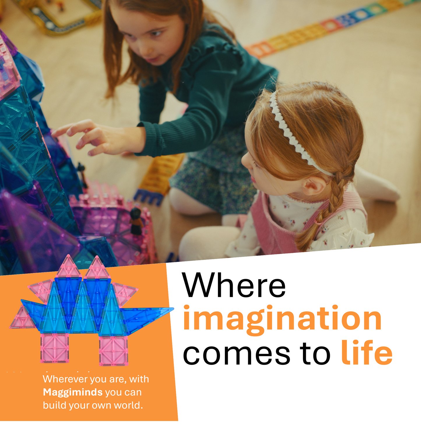 Magnaminds Ice Prince/Princess - 60 stuks