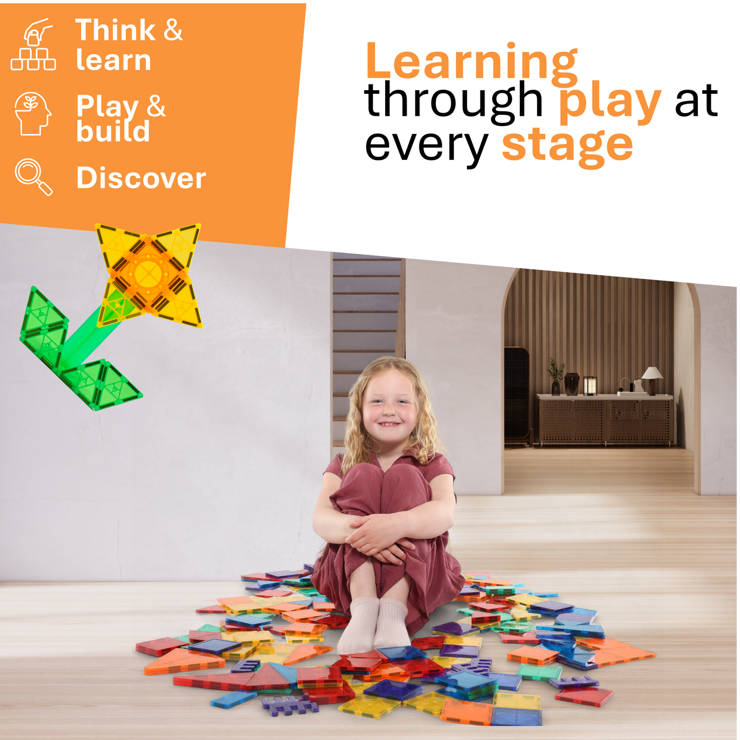 Magnaminds Knikkerbaan - 125 stuks