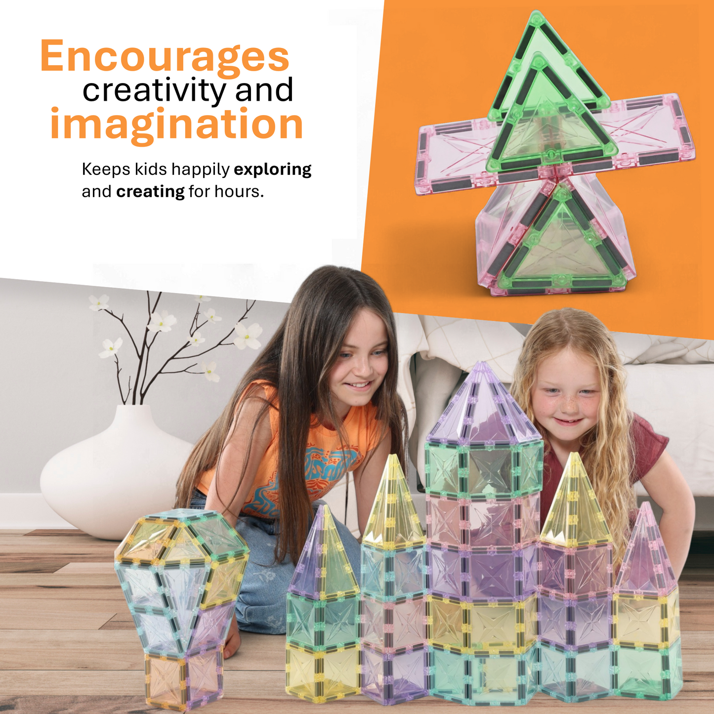 Magnaminds pastel - 103 stuks