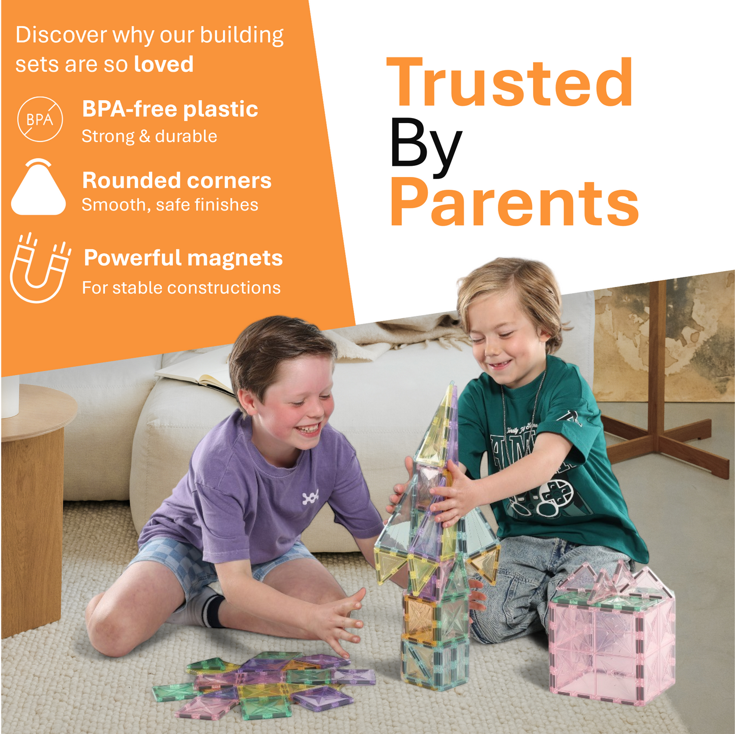 MagnaMinds Pastel - 119 stuks