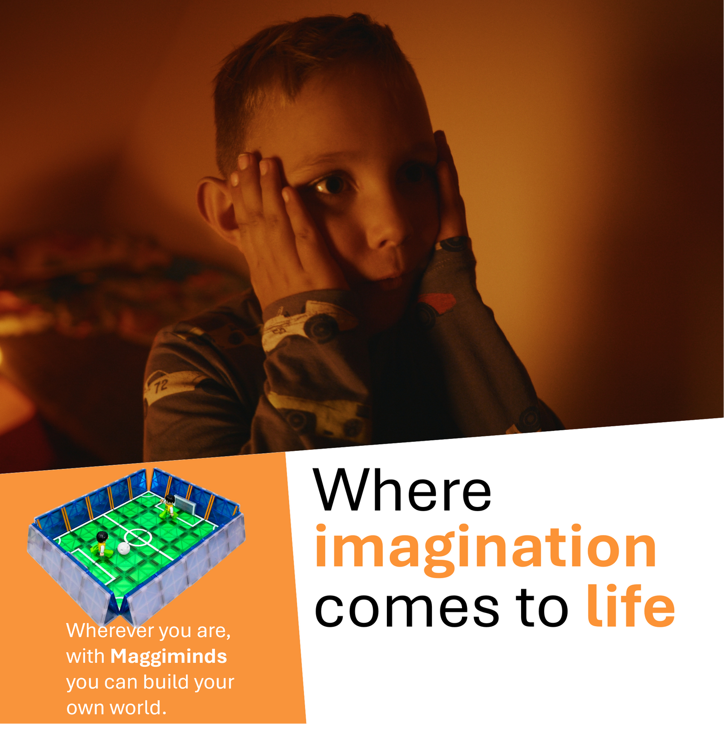 Magnaminds Voetbal Thema - 80 stuks