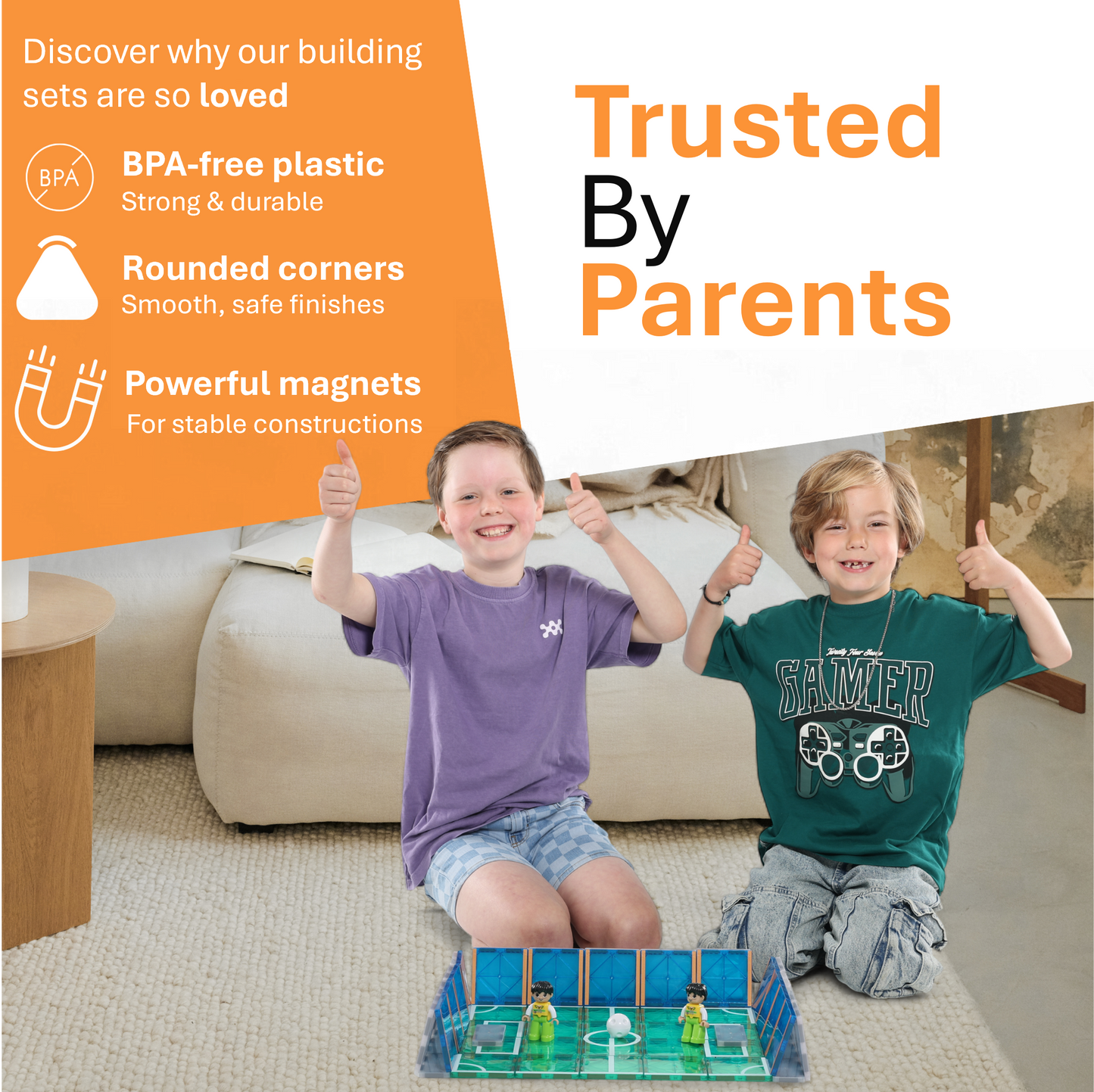 Magnaminds Voetbal Thema - 80 stuks